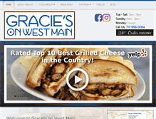 Tablet Screenshot of gracieslancaster.com